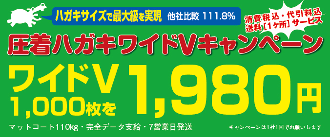 圧着ハガキワイドＶキャンペーン